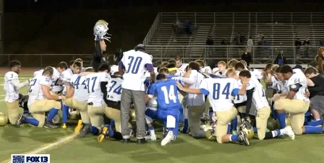 Winning: Christian Coach Unconstitutionally Fired for Praying on the Field Will be Reinstated by March; Corrupt School Violated First Amendment
