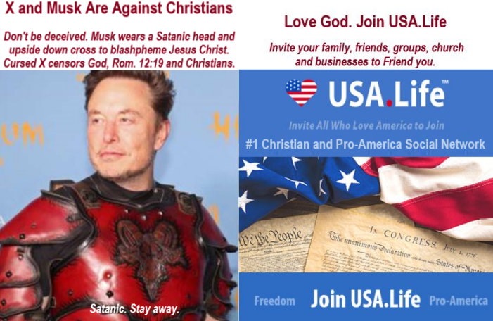 Ashley St Clair Is Fourth Woman to Have One of Elon Musk’s 13th Children Out of Wedlock, Report; Musk Blasphemes Jesus Christ with Satanic Outfit; The Bible Teaches Musk is Wicked